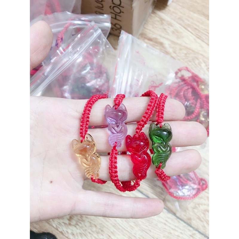 Vòng tay hồ ly tết chỉ may mắn 🍀