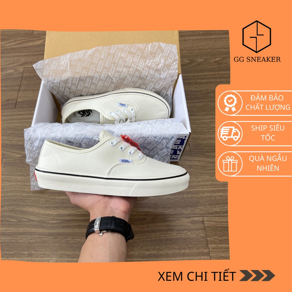 Giày Sneaker Vans Classic Era Beige |Vans Classic Kem Siêu Cấp