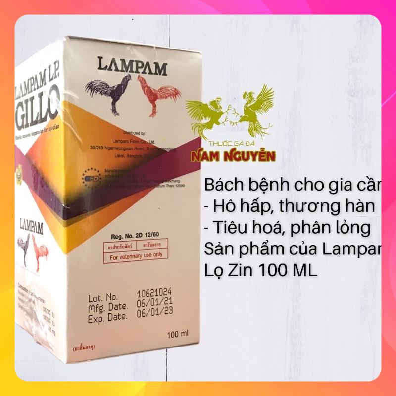 GILLO Cho Gia Cầm Lampam Thái Lan Lọ 100ml