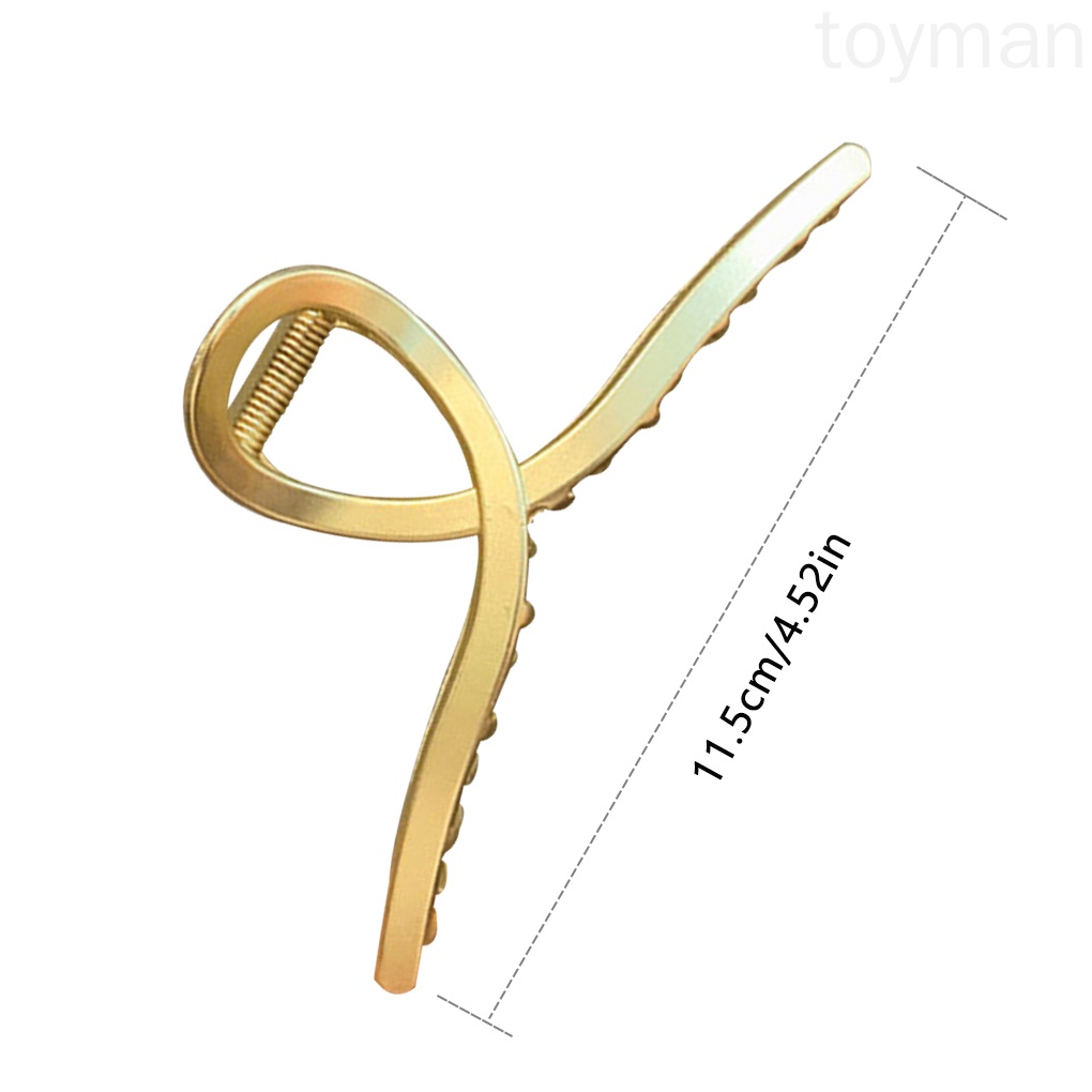 Kẹp Tóc Hợp Kim Thiết Kế Đơn Giản Thời Trang Cho Nữ