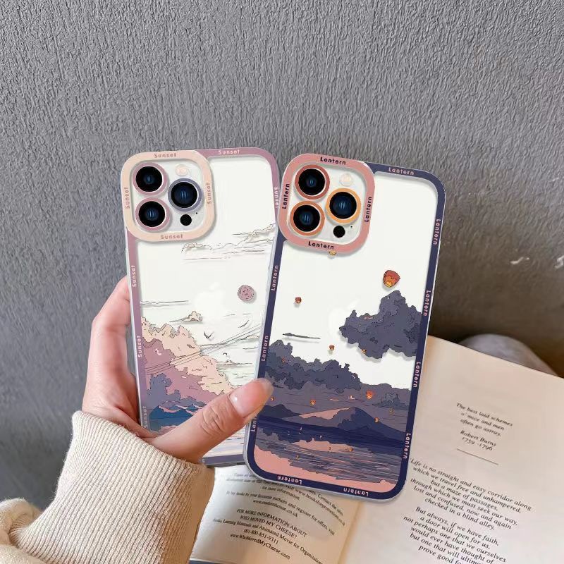 Ốp Điện Thoại Silicon TPU Mềm Trong Suốt Chống Sốc Cho IPhone 14 13 12 11 Pro Max 11 6S 7 8 Plus X XS XR