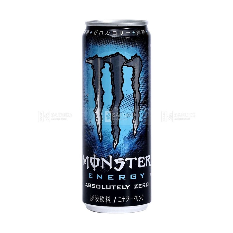 Nước tăng lực không đường MONSTER ZERO 355ml -[Hàng Nhật Nội Địa]