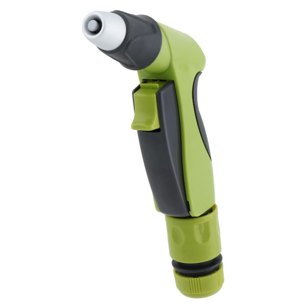 HomeBase SPRING Súng phun nước tưới cây rửa xe 2-PATTERN SPRING DGH2014 W9xD2xH18CM màu xanh lá/xám