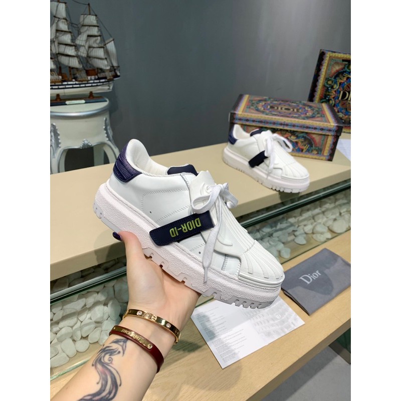 Giày thể thao nam nữ Dior CD da thật cao cấp thiết kế mới phong cách
