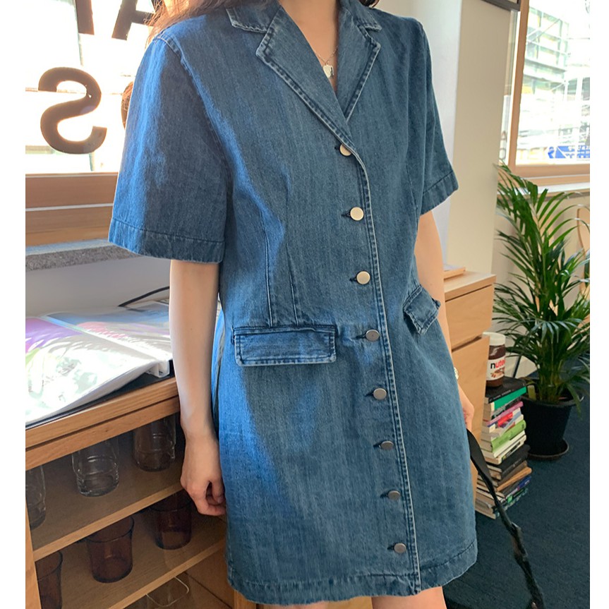 [ORDER] Đầm Jean phong cách Hồng Kông