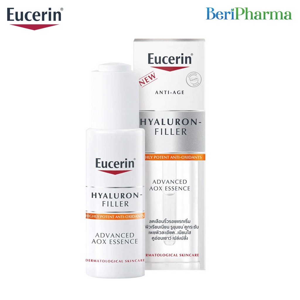 Eucerin Tinh Chất Ngăn Ngừa Lão Hóa Hyaluron Filler Advanced AOX Essence 30ml