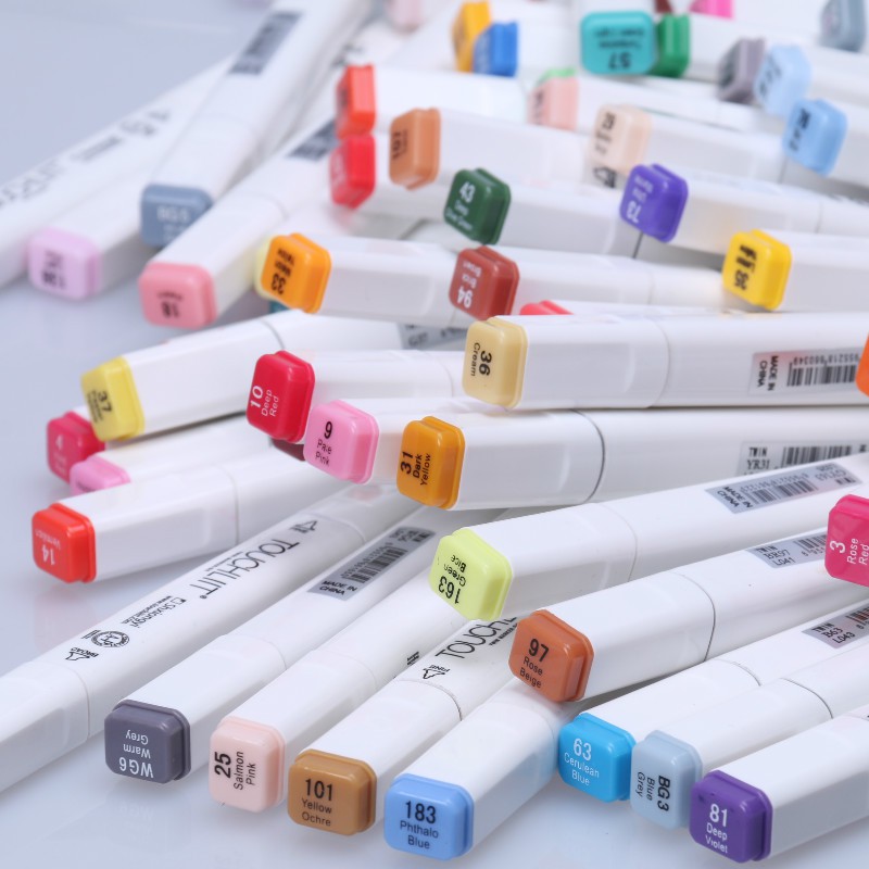 Bút marker touch liit 6 túi vải 30 40 60 80 màu chuyên nghiệp touchliit 6 - ảnh sản phẩm 5