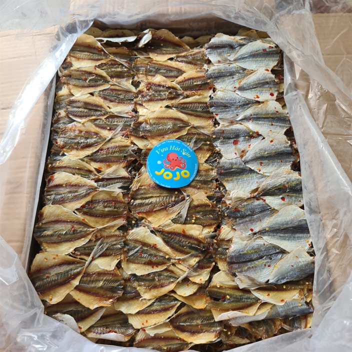 100Gr Khô Cá Chỉ Vàng Tẩm Gia Vị Có Ớt - Loại Ngon, Dày Mình - Đặc Sản Thịnh Long JoJo Seafood