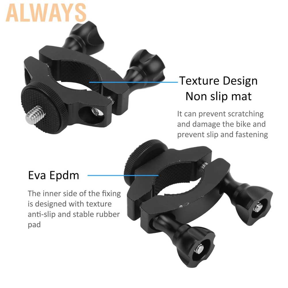 Kẹp giá đỡ ba chân 1/4 inch cho xe máy xe đạp thể thao | BigBuy360 - bigbuy360.vn