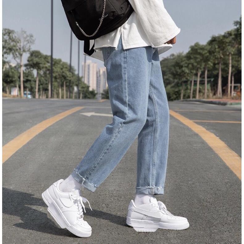 Quan jean nam Baggy rách gấu R-01 Style hàn quốc 2021