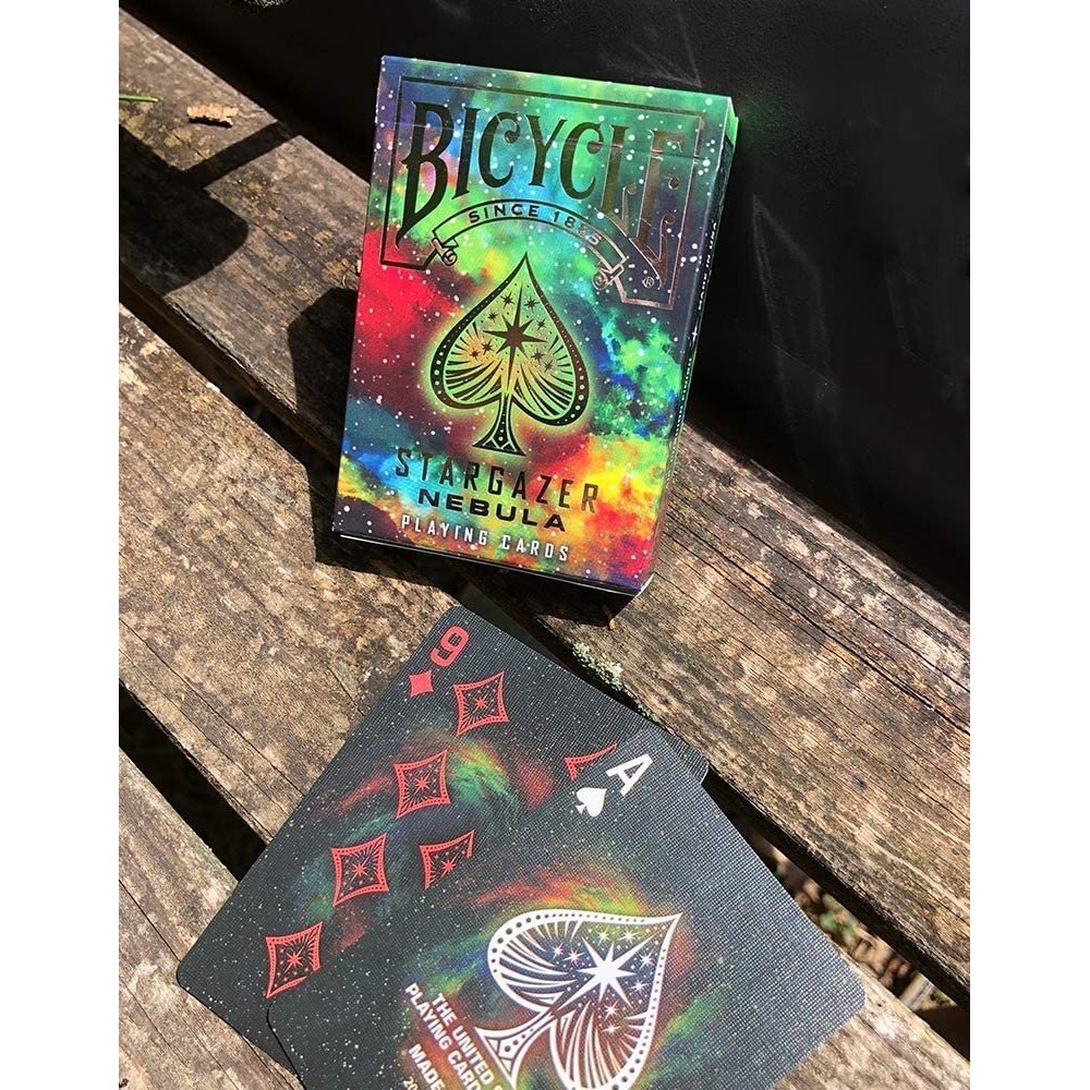Set bài ảo thuật USA Milky Way : Stagazer Black Hole - Sunspot - Nebula - Asteroild - New Moon Playing cards
