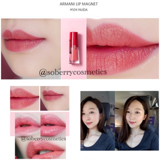 Son kem Giorgio Armani Lip Magnet 504 #Nuda