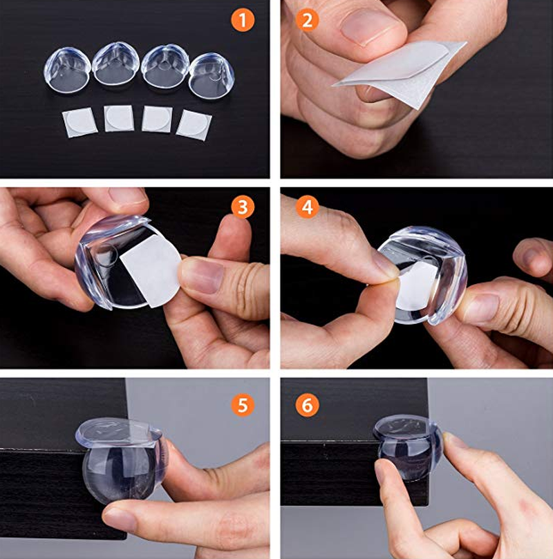 Set 10 Miếng Silicon Bọc Cạnh Bàn Bảo Vệ An Toàn Cho Bé