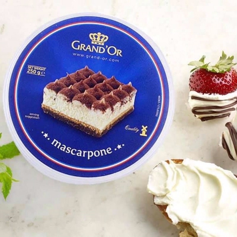 Kem phô mai Mascarpone Grand’or hộp 250g