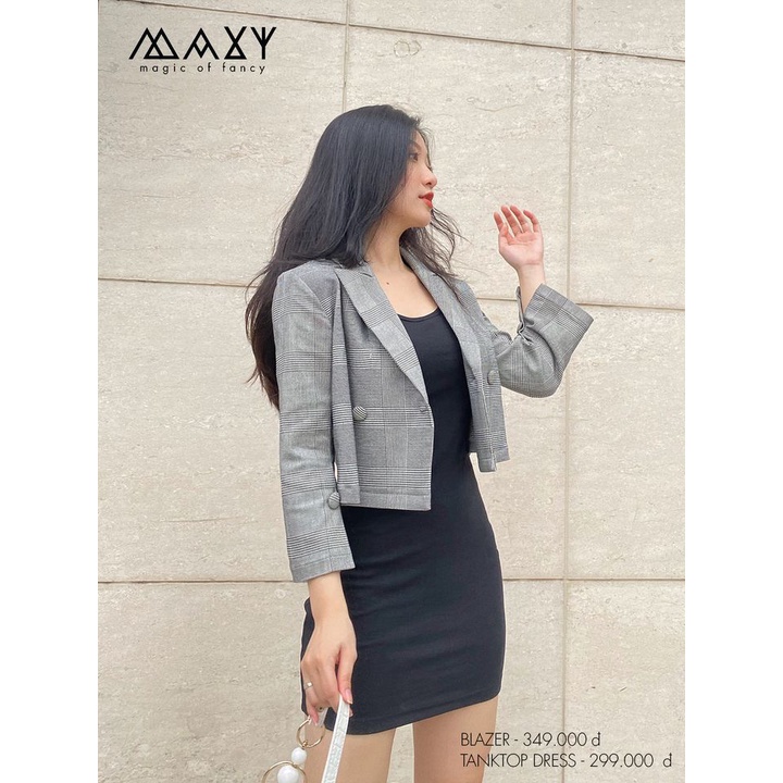 Áo khoác tay lửng elite blazer Maxy Workshop