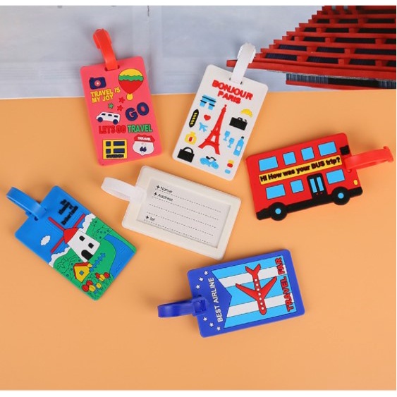 THẺ ĐEO BẢNG TÊN SILICON CHO VALI/HÀNH LÝ K10