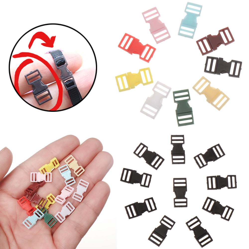 Set 10 / 20 Khóa Nhựa Mini 6mm Đa Năng Tiện Dụng Dùng Cho Các Hoạt Động Ngoài Trời