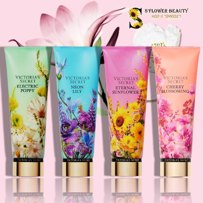 🌻 Sữa Dưỡng Thể  Nước Hoa Victoria's Secret Lotion - Neon Lily | Electric Poppy | External Sunflower | Cherry Blossoming