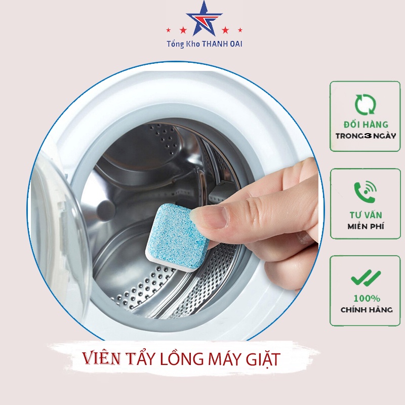 Viên Tẩy Lồng Máy Giặt