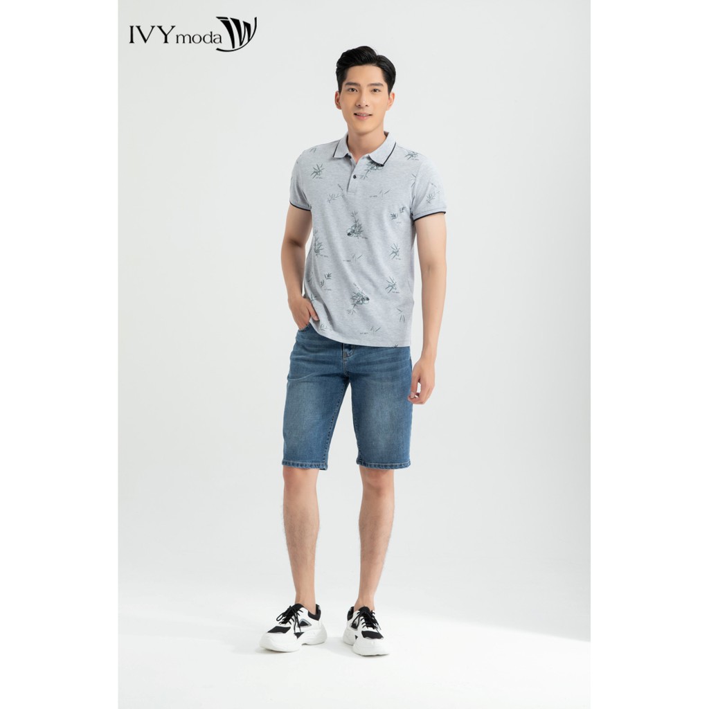 [NHẬP WABRTL5 GIẢM 10% TỐI ĐA 50K ĐH 250K ]Quần sooc jeans dáng regular IVY moda MS 23E2593