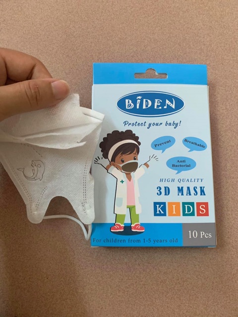 Khẩu trang cho bé Biden ( hộp 10 cái )