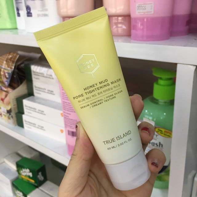 MẶT NẠ THU NHỎ LỖ CHÂN LÔNG, GIẢM MỤN, GIẢM DẦU HONEY BEE MUD PORE TIGHTENING MASK