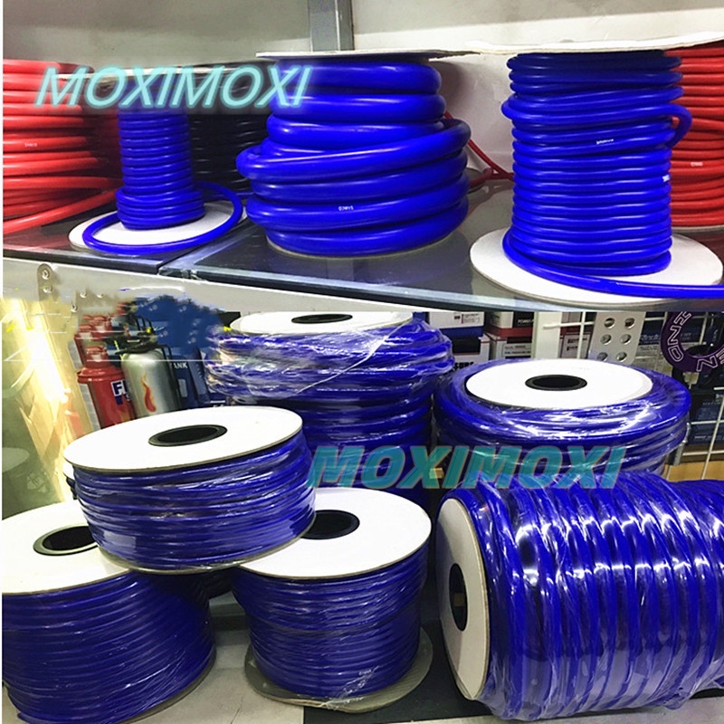 Ống Silicon Hút Chân Không 1M 3mm / 5mm / 4mm / 6mm / 8mm Màu Xanh Dương / Đen Thông Dụng Cho Xe Hơi