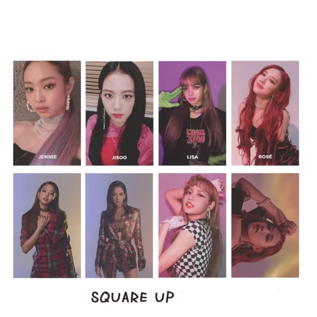 Set card Blackpink Album Square Up