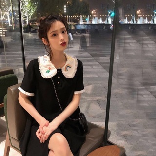 Váy polo học sinh cổ búp bê (4 ảnh thật cuối)