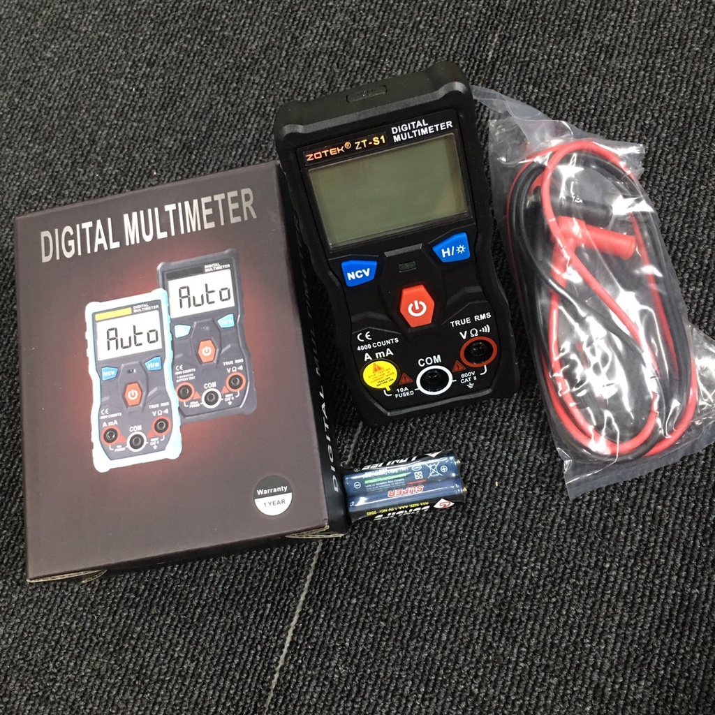 Đồng Hồ Đo Vạn Năng AUTO ZOTEK ZT-S1, Đồng Hồ Đo Ac/DC