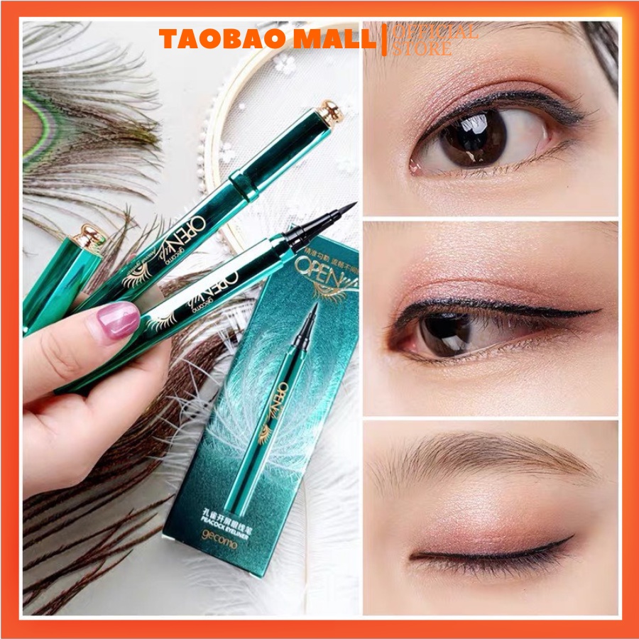 Bút Kẻ Mắt Nước Eyeliner OPEN chống thấm nước lâu trôi nhanh khô, dễ vẽ dành cho người mới tập trang điểm