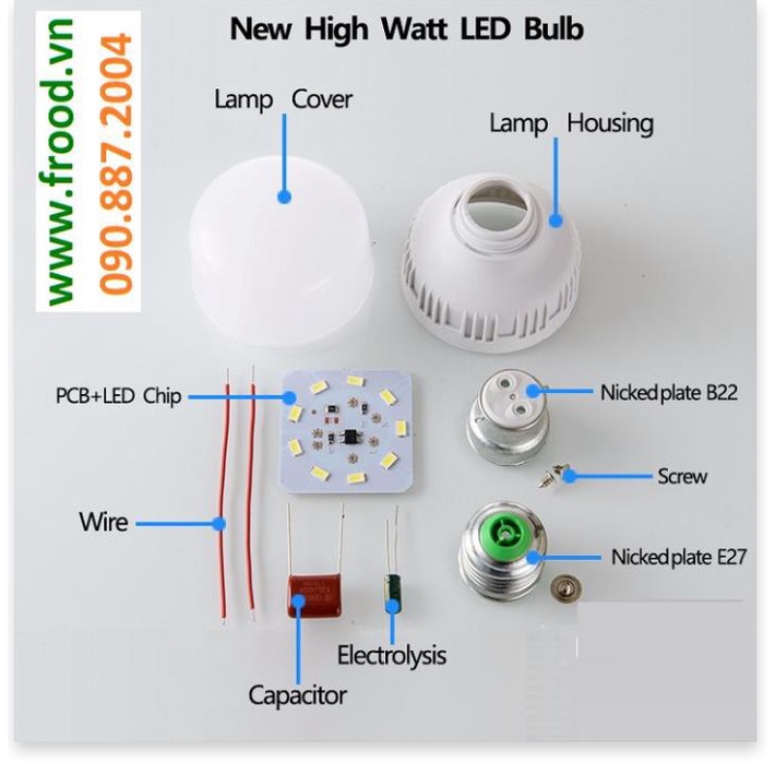 Bóng đèn LED tiết kiệm 38w