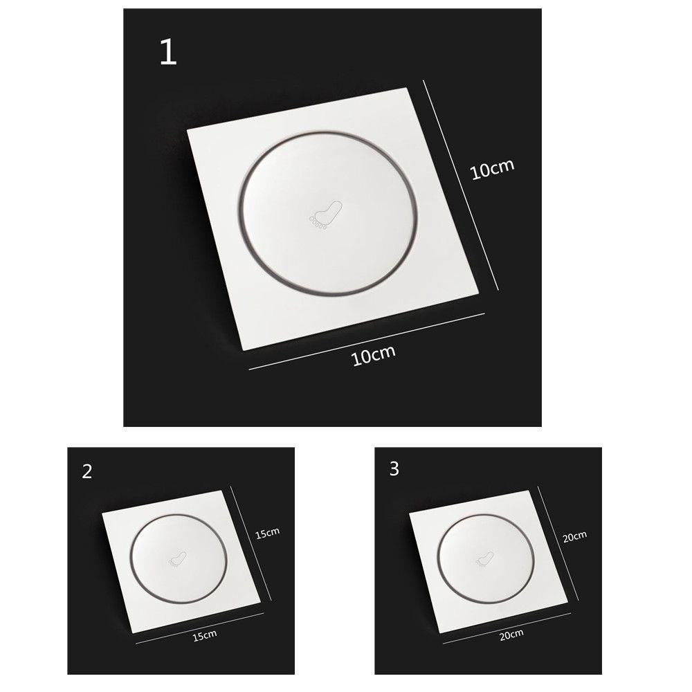 KUNHEV Nắp Cống Thoát Nước Sàn Nhà Tắm Bằng Thép Không Gỉ Tiện Dụng