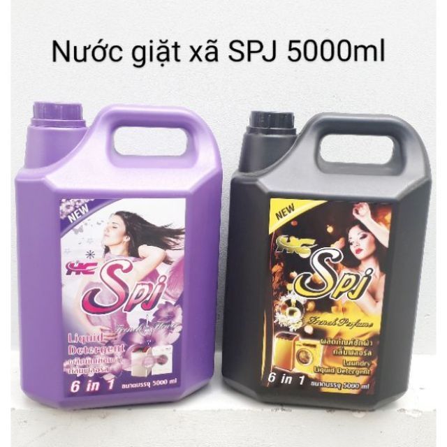 Nước giặt xã SPJ - 6in1 5000ml Thái Lan