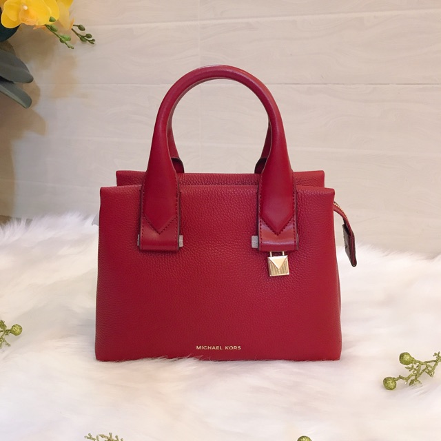 Giỏ Michael kors mẫu mới đỏ cherry size S