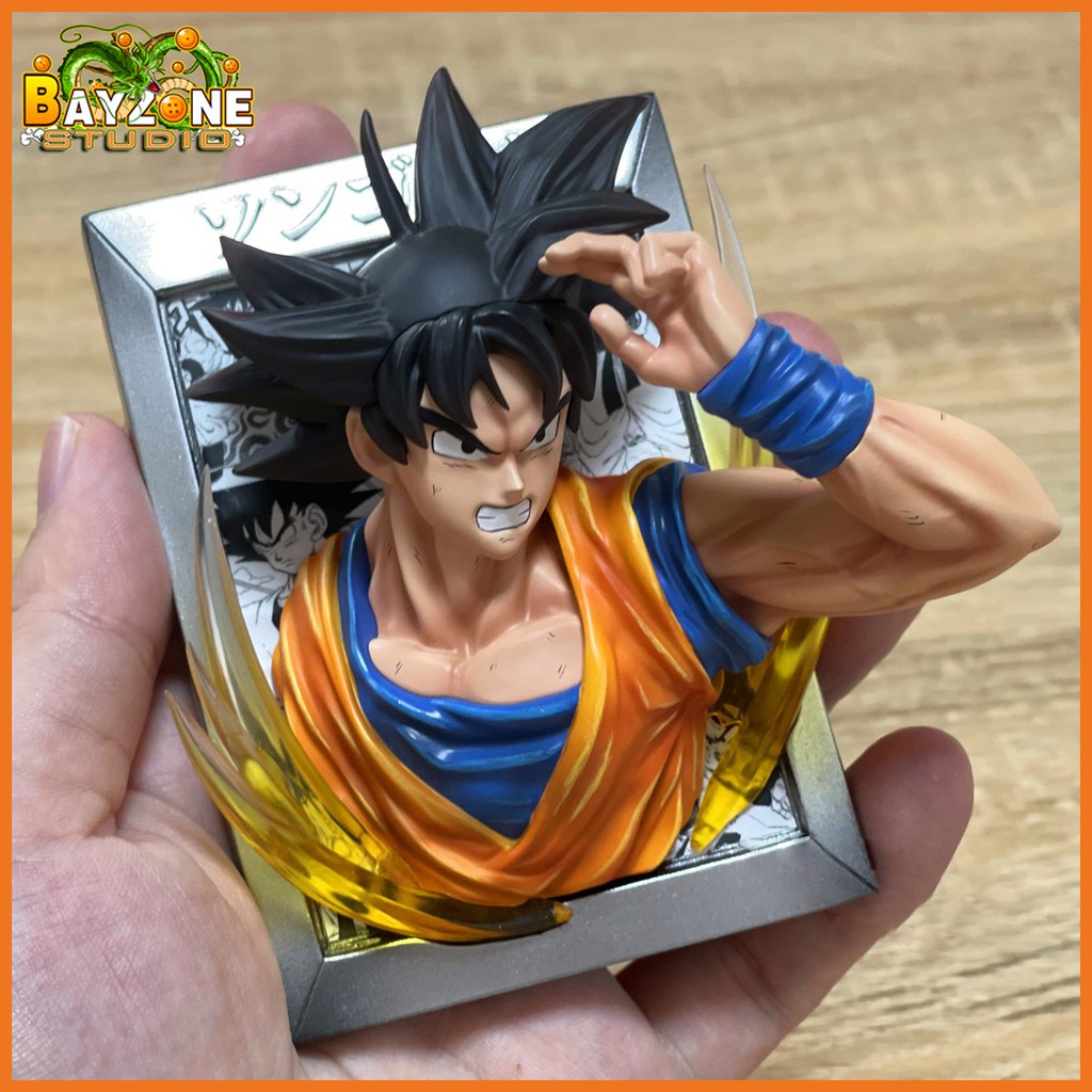 Mô hình tranh 3d songoku vegeta hàng mới siêu nét ( dragonball )
