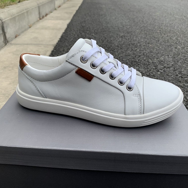 Ecco Giày Da Đế Bằng Buộc Dây Thiết Kế Thoải Mái Cho Nữ Z5HQ