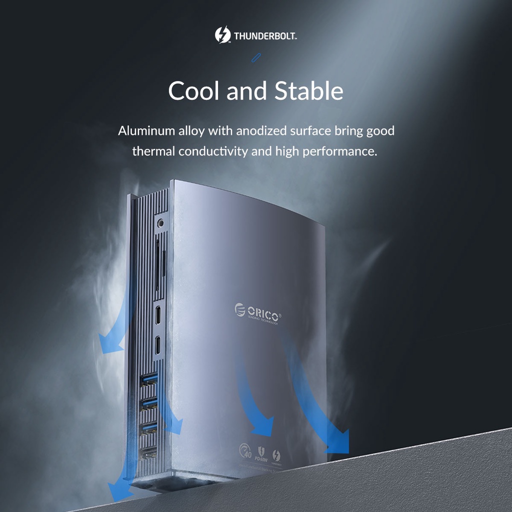 Bộ HUB Chia Cổng USB Type c 15 Trong 1 ORICO
