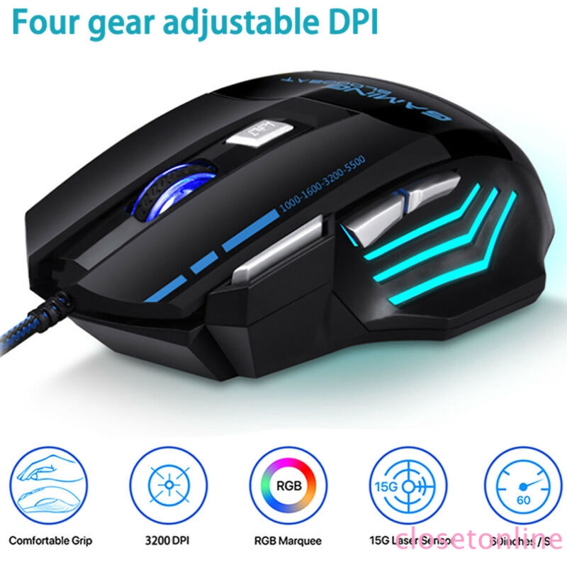 COD One Handed 35 Keys Mini Game Keyboard Mouse For PC Gaming LOL/PUBG/ PS4 Xbox CL