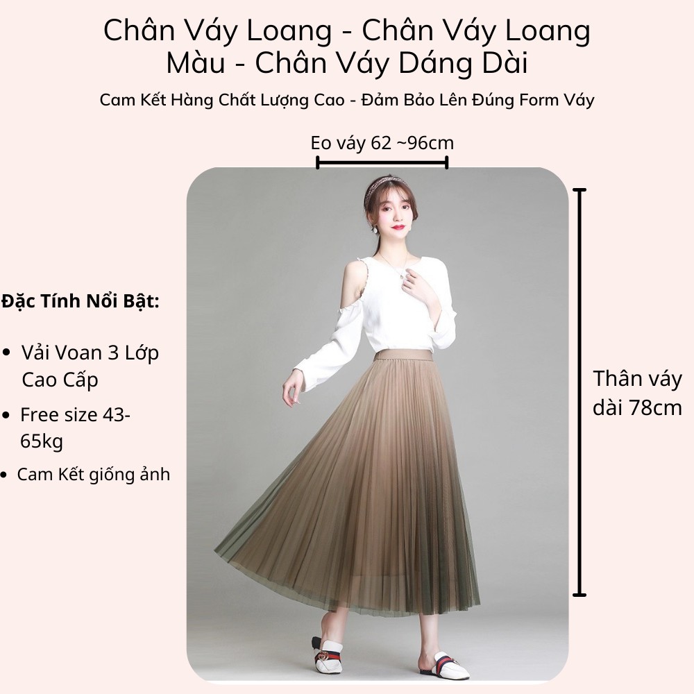 Chân Váy Loang Xếp Ly Dáng Dài Cao Cấp Siêu Xinh Freeship,Chân Váy Dáng Dài Nhiều Màu Xu Hướng Thời Trang QC 2021 | BigBuy360 - bigbuy360.vn