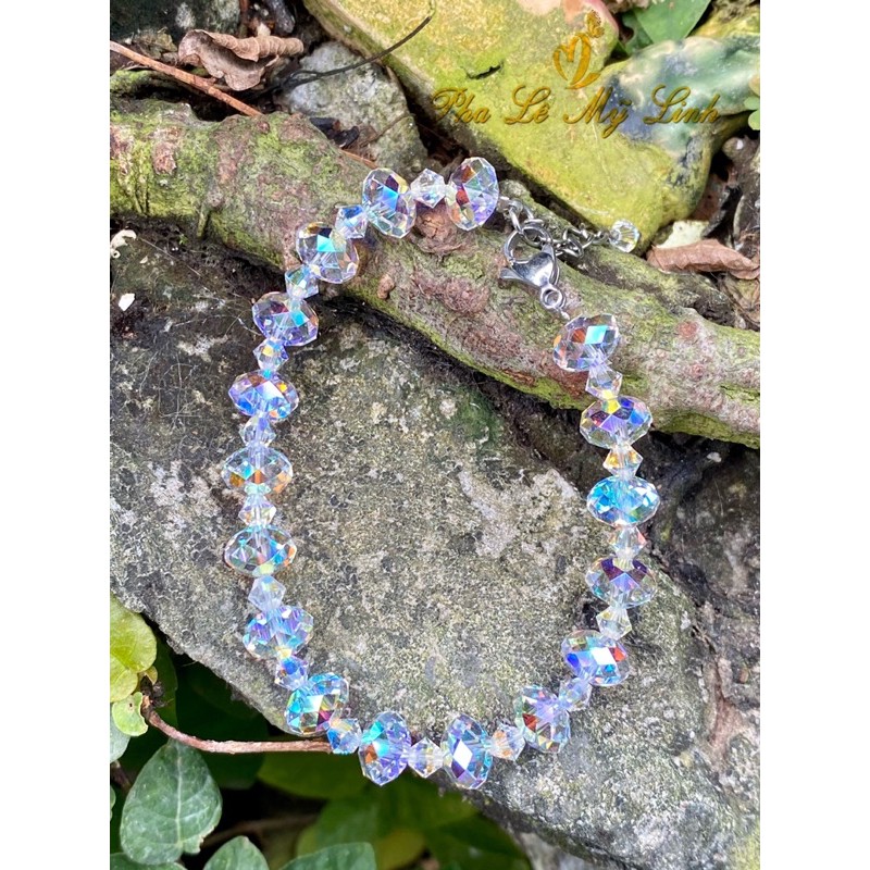 Lắc tay pha lê Swarovski chính hãng sáng lấp lánh