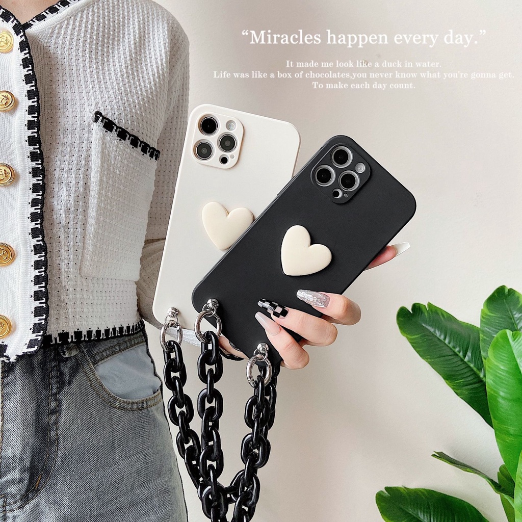 Ốp Điện Thoại Có Dây Đeo Chống Rơi Cho iPhone 11 12 13 6 6S 8 7 plus 8 7 11 13 pro max X Xs max XR SE 2020 12 pro max