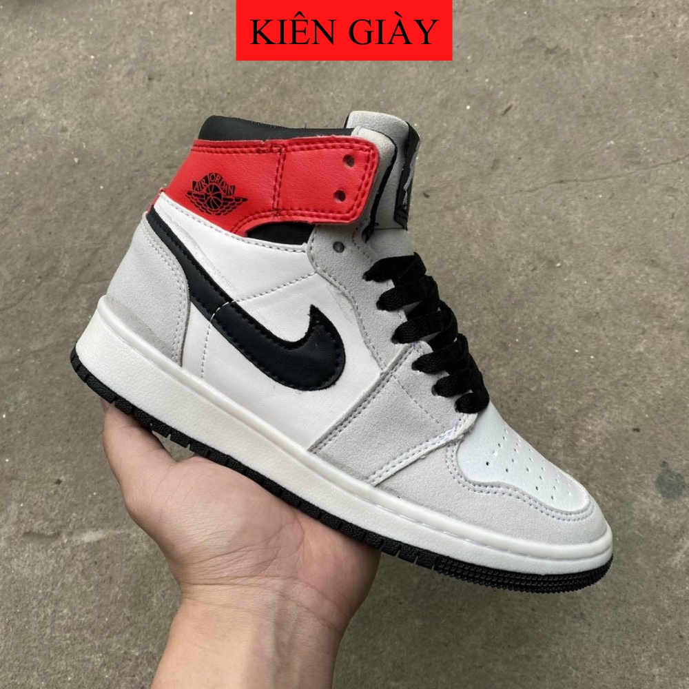 Giày Thể Thao Nam Nữ kiên J.D Cao Kem Cổ Đỏ