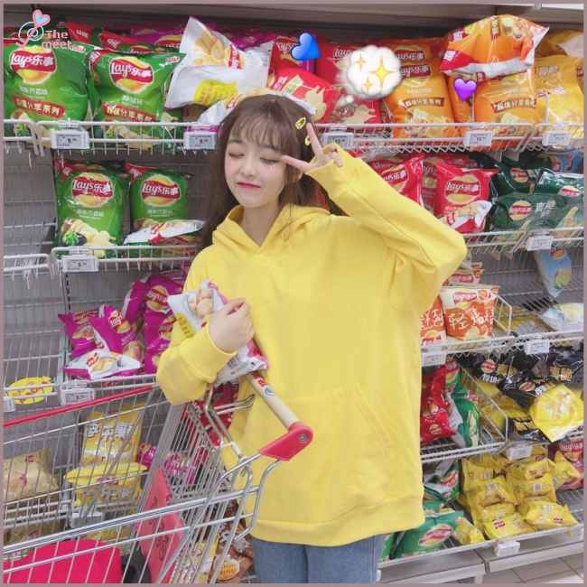 Áo hoodie kiểu dáng teletubbies dễ thương dành cho nữ