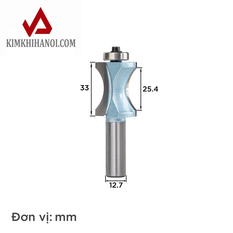 Mũi Soi Bán Nguyệt Dọc Đầu Bi LC0604 - Mũi Soi Bán Nguyệt Dọc Đầu Bi được làm bằng hợp kim C45, chịu được nhiệt độ cao
