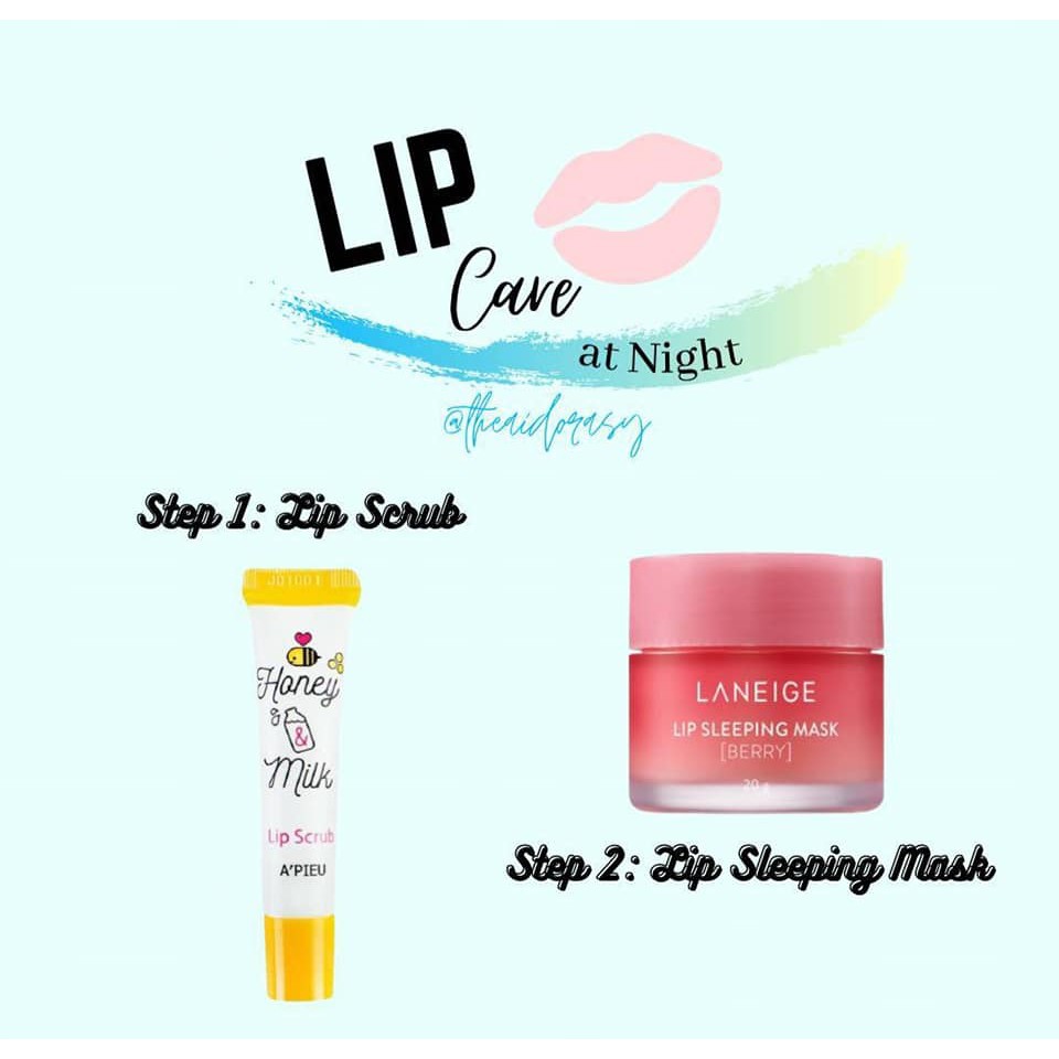 Tẩy da chết môi Apieu Honey&Milk Lip Scrub