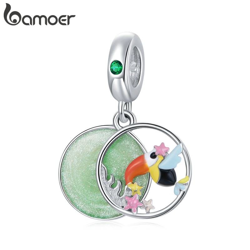 CHARMS Bamoer Mặt Dây Chuyền Bạc 925 Bsc449