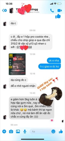 Bánh giảm cân Procookie Diet