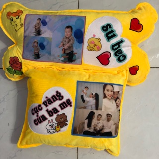 Gối ôm và gối nằm cho bé .