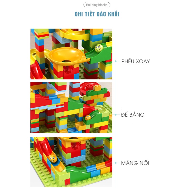 Đồ chơi lego mini lắp ráp thông minh, đồ chơi trí tuệ cho bé Biacare